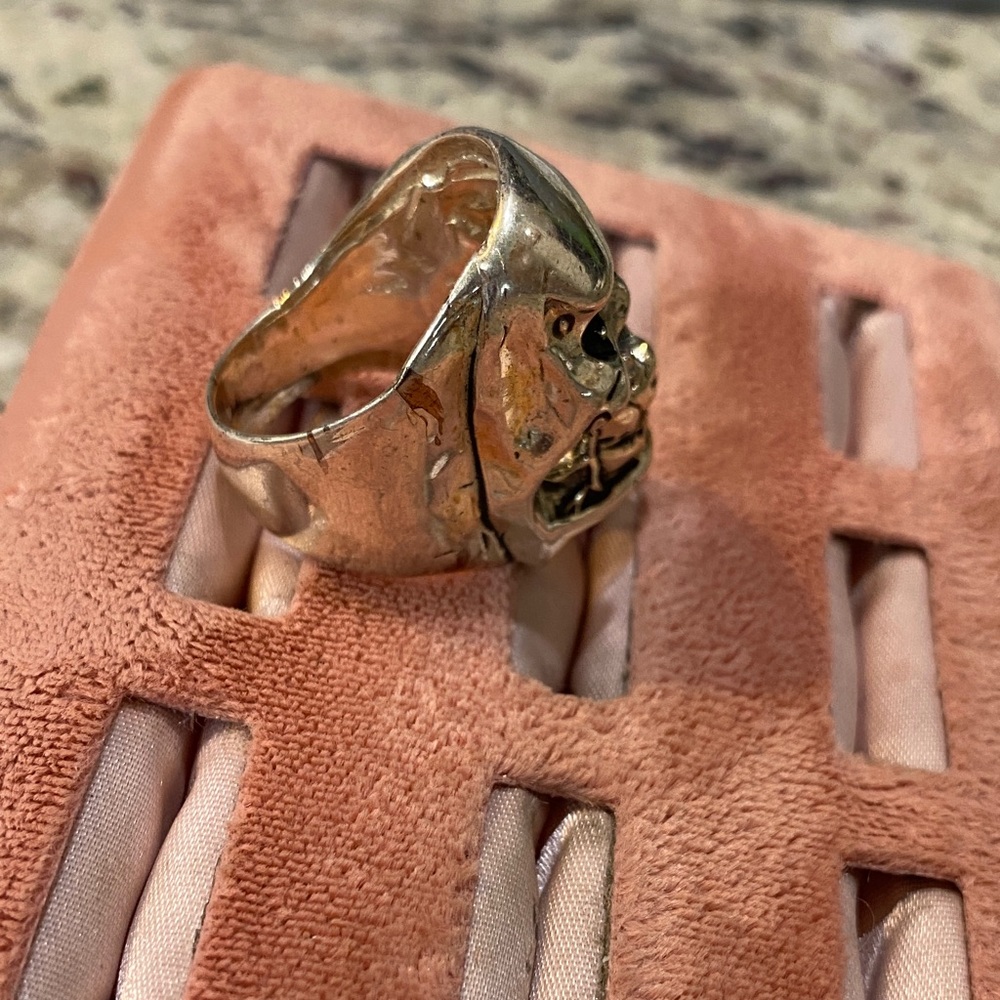 Silver Skull Ring - image 2
